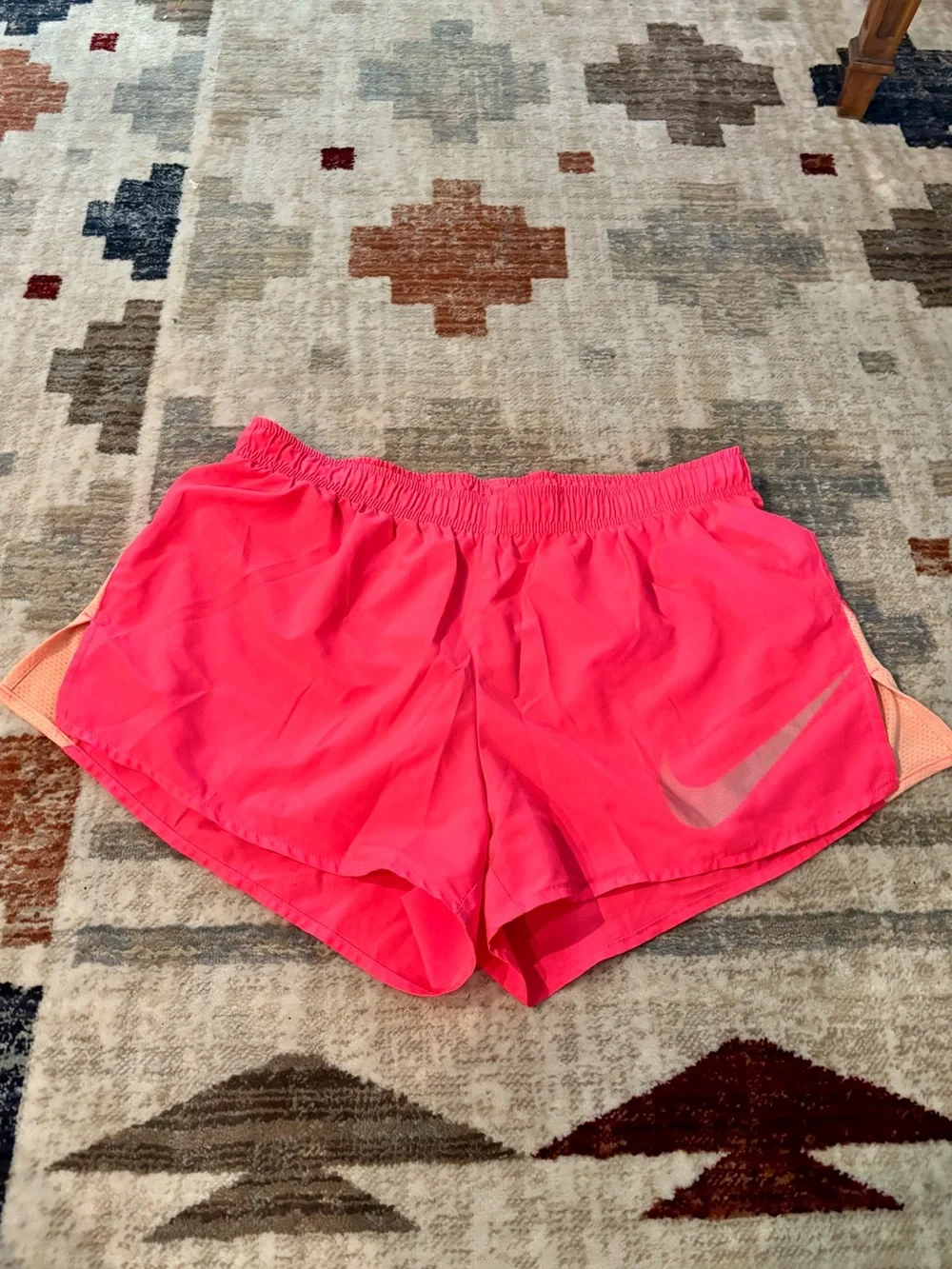 Nike Women's Bright Pink Running Shorts